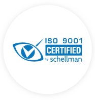 ISO 9001 Certified badge